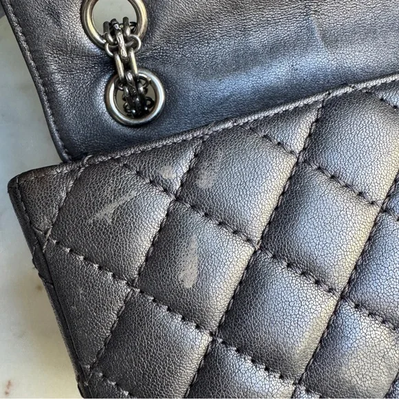 Chanel Mini Reissue 2.55 Single Flap Quilted Leather Crossbody - Picture 7 of 15